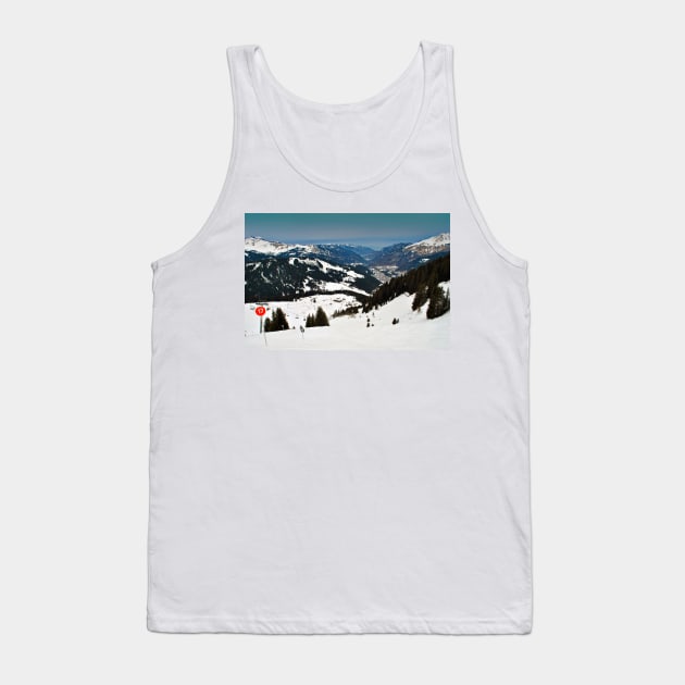 Morzine Lets Gets French Alps France Tank Top by AndyEvansPhotos